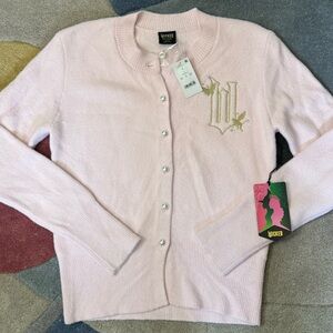 Wicked Pink Cardigan S Paul Tazewell NWT Broadway Glinda